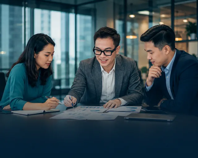 Đội ngũ chuyên gia tư vấn TheRightWay trao đổi giải pháp
