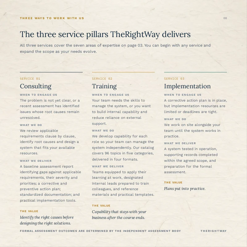 Page 8/24 · TheRightWay Company Profile 2026