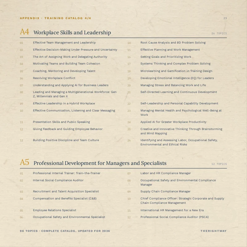 Page 23/24 · TheRightWay Company Profile 2026