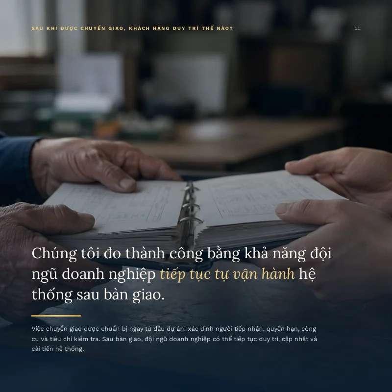 Trang 11/24 · Hồ sơ năng lực TheRightWay 2026